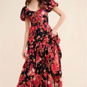 Free People Sundrenched Maxi Dress - large